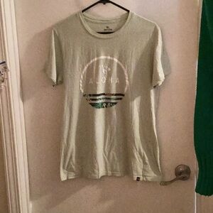 Rip Curl Aloha Standard Fit T-Shirt in Light Green Size Medium